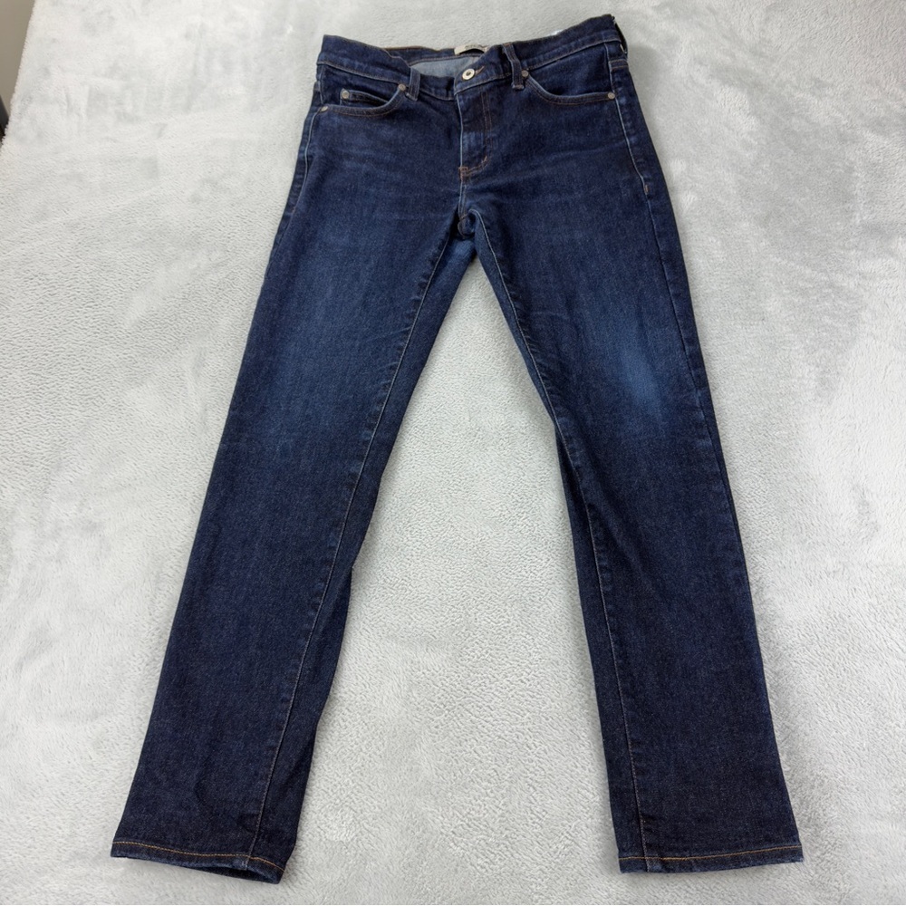 Naked and Famous Men's Size 31x29 Super Guy Blue Comfort Indigo Raw Denim Jeans